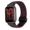 Correa de reloj trenzada con hebilla magnética de 20 mm para Amazfit Active (cereza carmesí)