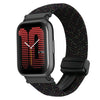 Correa de reloj trenzada con hebilla magnética de 20 mm para Amazfit Active (negro Starlight)