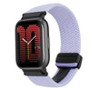 Correa de reloj trenzada con hebilla magnética de 20 mm para Amazfit Active (morado)