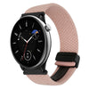 Correa de reloj trenzada con hebilla magnética de 20 mm para Amazfit GTR Mini (rosa)