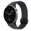 Correa de reloj trenzada con hebilla magnética de 20 mm para Amazfit GTR Mini (negro grafito)