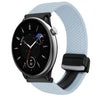 Correa de reloj trenzada con hebilla magnética de 20 mm para Amazfit GTR Mini (azul)