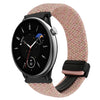Para Amazfit GTR Mini Correa de reloj trenzada con hebilla magnética de 20 mm (rosa claro)