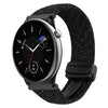 Correa de reloj trenzada con hebilla magnética de 20 mm para Amazfit GTR Mini (negro Starlight)
