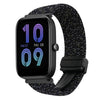 Correa de reloj trenzada de 20 mm con hebilla magnética para Amazfit Bip 3 Pro (estrellas negras)