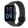 Correa de reloj trenzada de 20 mm con hebilla magnética para Amazfit Bip 3 Pro (negro grafito)