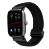 Correa de reloj trenzada con hebilla magnética de 20 mm para Amazfit GTS4 Mini (negra)