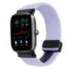 Correa de reloj trenzada con hebilla magnética de 20 mm para Amazfit GTS4 Mini (morado)