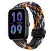 Para Amazfit Bip 3 Correa de reloj trenzada con hebilla magnética de 20 mm (camuflaje colorido)