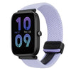 Correa de reloj trenzada con hebilla magnética de 20 mm para Amazfit Bip 3 (morado)