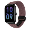 Correa de reloj trenzada de 20 mm con hebilla magnética para Amazfit Bip 3 (morado ahumado)