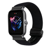 Correa de reloj trenzada de 20 mm con hebilla magnética para Amazfit GTS 3 (negra)