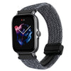 Correa de reloj trenzada de 20 mm con hebilla magnética para Amazfit GTS 3 (gris metalizado)