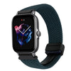 Correa de reloj trenzada de 20 mm con hebilla magnética para Amazfit GTS 3 (verde bosque)