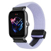 Correa de reloj trenzada de 20 mm con hebilla magnética para Amazfit GTS 3 (morado)
