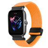 Correa de reloj trenzada de 20 mm con hebilla magnética para Amazfit GTS 3 (naranja)