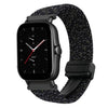 Correa de reloj trenzada de 20 mm con hebilla magnética para Amazfit GTS 2e (negro con estrellas)