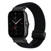 Para Amazfit GTS 2e Correa de reloj trenzada con hebilla magnética de 20 mm (negro)