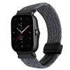Correa de reloj trenzada de 20 mm con hebilla magnética para Amazfit GTS 2e (gris metalizado)