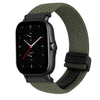 Correa de reloj trenzada de 20 mm con hebilla magnética para Amazfit GTS 2e (verde oliva)
