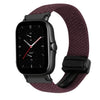 Para Amazfit GTS 2e Correa de reloj trenzada con hebilla magnética de 20 mm (cereza carmesí)