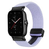 Para Amazfit GTS 2e Correa de reloj trenzada con hebilla magnética de 20 mm (púrpura)