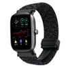 Correa de reloj trenzada de 20 mm con hebilla magnética para Amazfit GTS 2 Mini (estrellas negras)