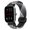 Para Amazfit GTS 2 Mini Correa de reloj trenzada con hebilla magnética de 20 mm (Z chocolate oscuro)