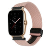Correa de reloj trenzada de 20 mm con hebilla magnética para Amazfit GTS 2 (rosa)