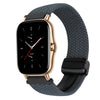 Correa de reloj trenzada de 20 mm con hebilla magnética para Amazfit GTS 2 (gris espacial)
