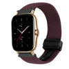 Correa de reloj trenzada de 20 mm con hebilla magnética para Amazfit GTS 2 (cereza carmesí)