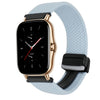 Correa de reloj trenzada de 20 mm con hebilla magnética para Amazfit GTS 2 (azul)