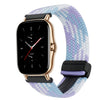 Correa de reloj trenzada de 20 mm con hebilla magnética para Amazfit GTS 2 (violeta)