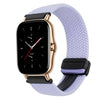 Correa de reloj trenzada de 20 mm con hebilla magnética para Amazfit GTS 2 (morado)