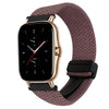 Correa de reloj trenzada de 20 mm con hebilla magnética para Amazfit GTS 2 (morado ahumado)