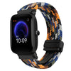 Correa de reloj trenzada con hebilla magnética de 20 mm para Amazfit Pop (color camuflaje)