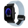 Correa de reloj trenzada con hebilla magnética de 20 mm para Amazfit Pop (azul)
