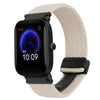 Correa de reloj trenzada con hebilla magnética de 20 mm para Amazfit Pop (Starlight)