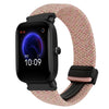Correa de reloj trenzada con hebilla magnética de 20 mm para Amazfit Pop (rosa estrella)