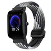 Para correa de reloj trenzada de 20 mm con hebilla magnética Amazfit Pop (Z chocolate oscuro)