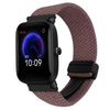 Correa de reloj trenzada con hebilla magnética de 20 mm para Amazfit Pop (morado ahumado)