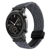 Correa de reloj trenzada de 20 mm con hebilla magnética para Amazfit GTR de 42 mm (gris metalizado)
