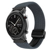 Para Amazfit GTR 42 mm Hebilla magnética Correa de reloj trenzada de 20 mm (gris espacial)