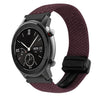 Correa de reloj trenzada de 20 mm con hebilla magnética para Amazfit GTR de 42 mm (cereza carmesí)
