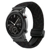 Correa de reloj trenzada de 20 mm con hebilla magnética para Amazfit GTR de 42 mm (negro Starlight)