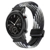 Para Amazfit GTR 42 mm Hebilla magnética Correa de reloj trenzada de 20 mm (Z chocolate oscuro)