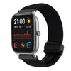 Correa de reloj trenzada con hebilla magnética de 20 mm para Amazfit GTS (negra)