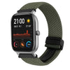 Correa de reloj trenzada con hebilla magnética de 20 mm para Amazfit GTS (verde oliva)