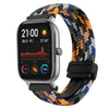 Correa de reloj trenzada con hebilla magnética de 20 mm para Amazfit GTS (color camuflaje)