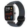 Correa de reloj trenzada con hebilla magnética de 20 mm para Amazfit GTS (gris espacial)